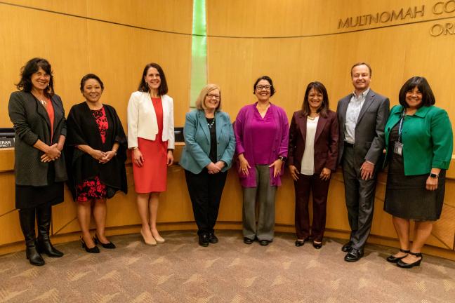 Board of Commissioners with Dan Field and Margi Bradway