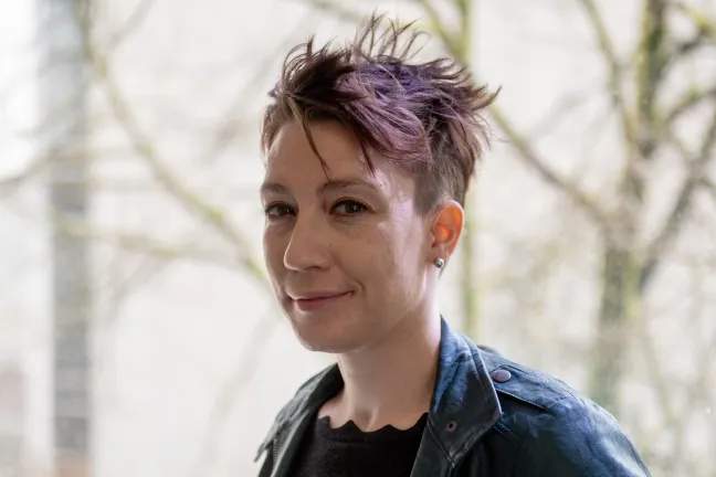 Kari Page is a parole and probation officer for Multnomah County Department of Community Justice’s Domestic Violence Unit. Page works hard to center the voices of victims and survivors.