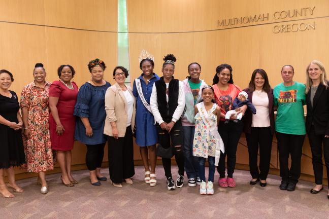 Multnomah County Board of Commissioners proclaimed June 19, 2023, as Juneteenth Day in Multnomah County,