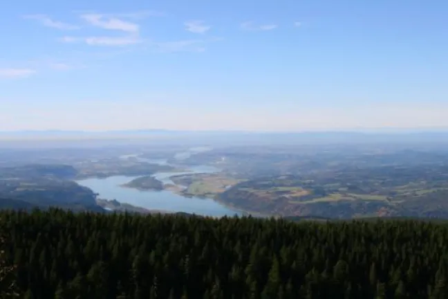E. Larch Mountain Road temporarily open