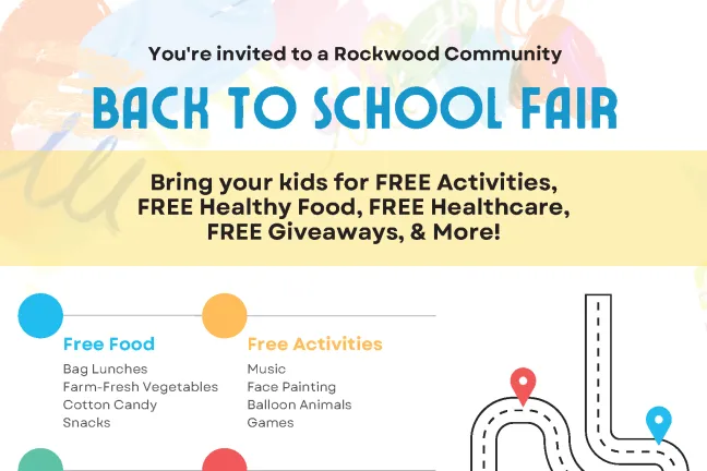 Feria de salud de regreso a clases de Rockwood
