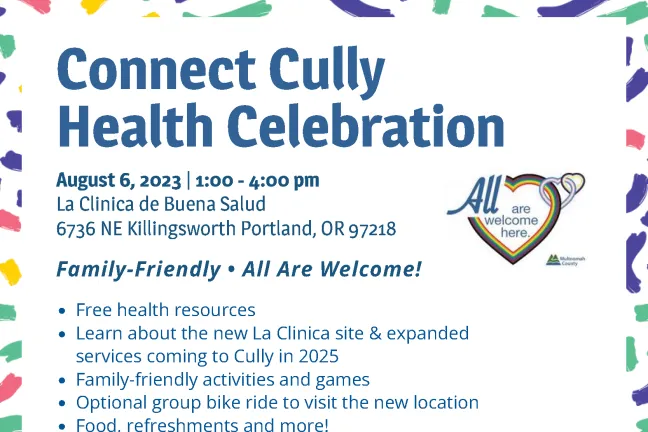 Celebración de la salud de Connect Cully