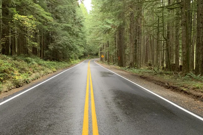 E. Larch Mountain Road reopens