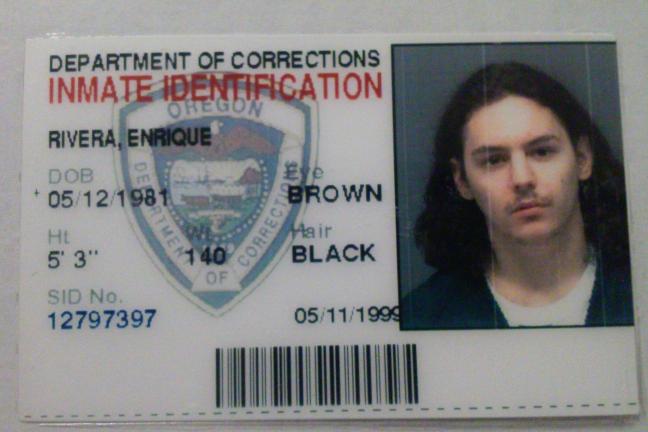 Despite only having his Department of Corrections-issued card as his only form of identification at the time, Rivera was able to sign up for classes at Portland Community College, too.