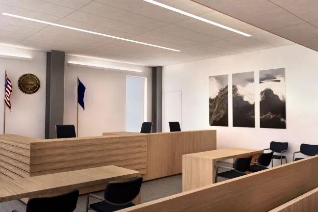 Jefferson Station - High volume hearing room.