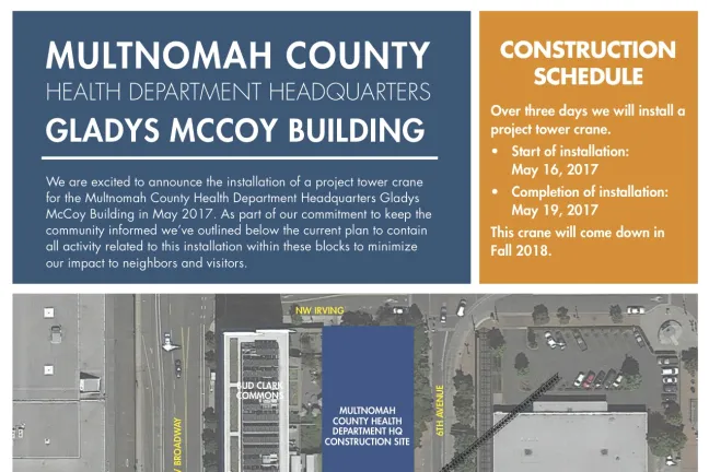 Folleto para la instalación de grúas torre