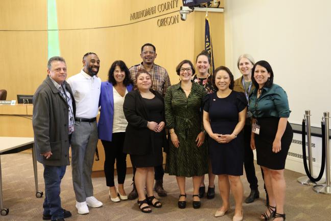 The Multnomah County Board of Commissioners proclaimed May 2024 as Mental Health Awareness Month, reaffirming the County’s commitment to its ongoing work to help people achieve mental and behavioral health wellness.  