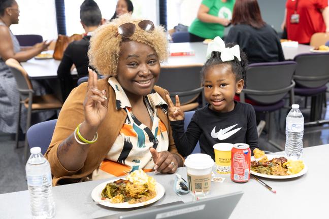 After the proclamation, a celebration unfolded at the County Building with food catered by Heavy Plays Restaurant & Cafe.