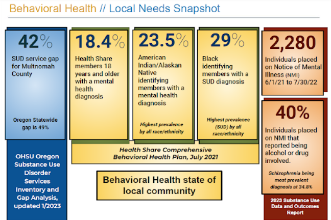 The Behavioral Health Division has extensive data about who it is serving — 56,000 individuals last year, Mirasol said.