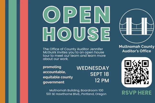 County Auditor Open House Invitation