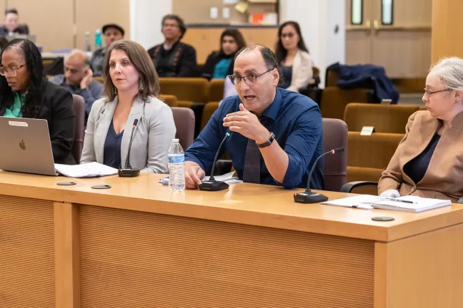 Four speakers present before the Board of County Commissioners on November 5, 2024.