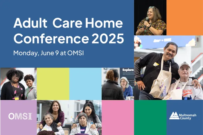 Adult Care Home Conference Save the Date
