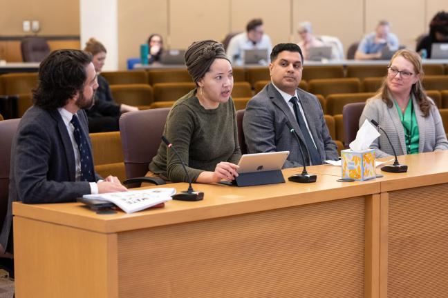 Climate Justice Plan authors present to the Board of Commissioners