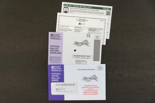 Example ballot for the May 20, 2025, Special District Election