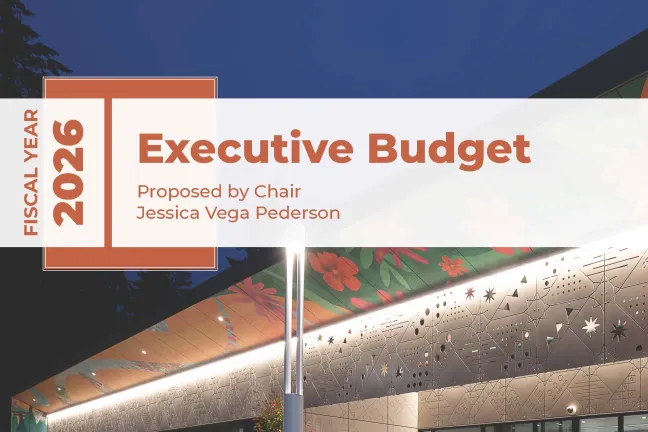 FY 2026 Chair's Executive Budget