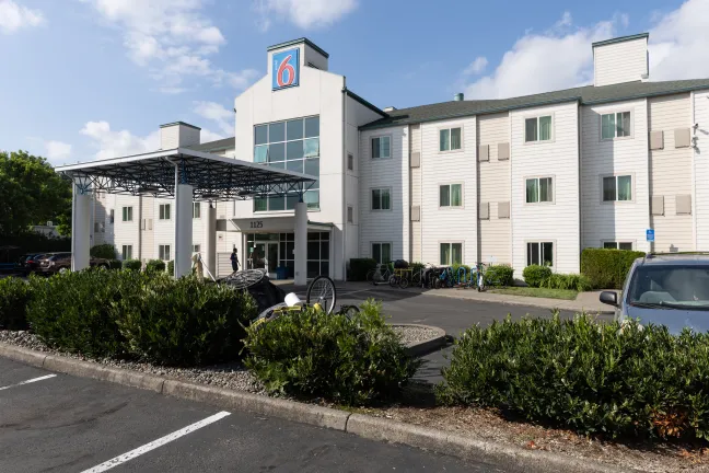 The Delta Park Motel Shelter, in the building of a former motel