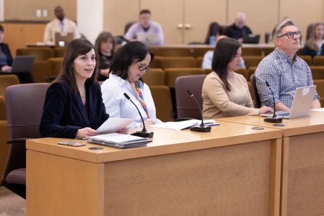Four presenters provide reports to Multnomah County Board.