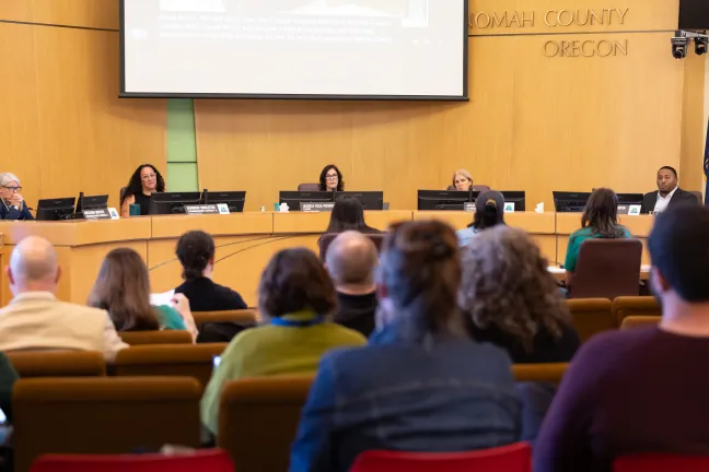 The Board of Commissioners on budget adoption day June 4, 2026.