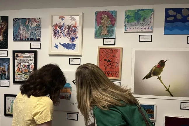 Attending the IDDSD art show in 2026 at the Caldera Gallery