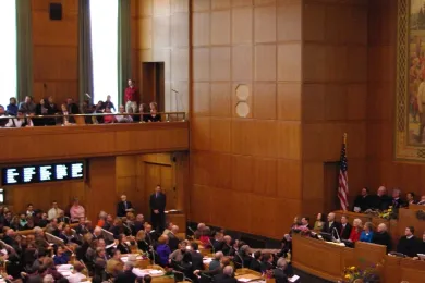 Oregon Legislature in session