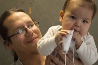 The Native community gathers to support healthy babies
