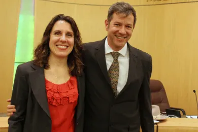 Multnomah County Chair Deborah Kafoury and House District 42 Rep. Rob Nosse. 