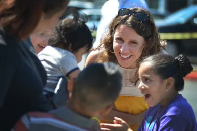 Chair Kafoury at We Got Your Back! school supply giveaway 