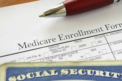 Medicare form image