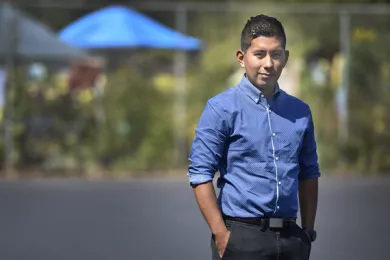 The new futsal field is the brainchild of lifelong Rockwood resident Ricki Ruiz.  