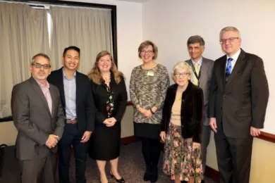 Shireman panelists pose for a photo. 