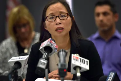 At Tuesday's press conference,  Michele Chisholm described how an opiate overdose killed her son, Travis.  