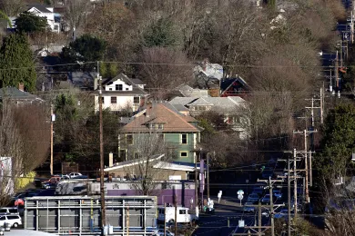Residential view of Portland