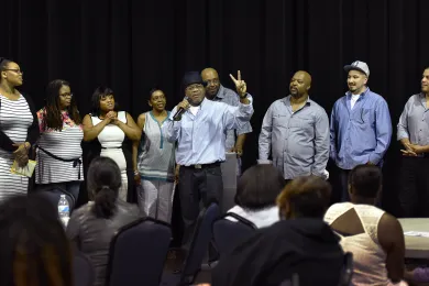 Advocates graduate from a 2016 training to become community health workers