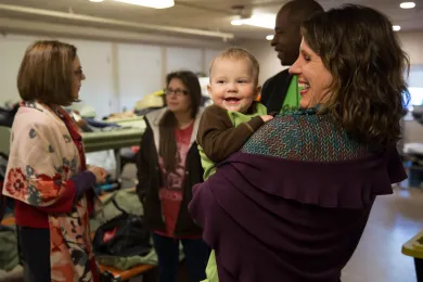 Multnomah County Chair Deborah Kafoury at the Human Solutions Family Center.