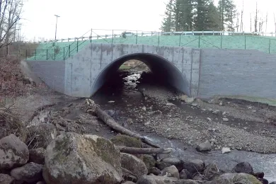 After - The new culvert on Stark Street Thumbnail