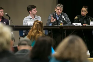 Dr. Paul Lewis talks about harm reduction through syringe exchange