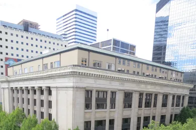 Multnomah County's Central Courthouse in downtown Portland