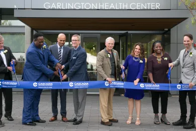 community, elected leaders cut the ribbon on Cascadia Behavioral Health’s Garlington Health Center Campus