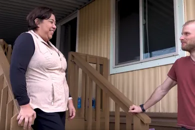 Weatherization video frame