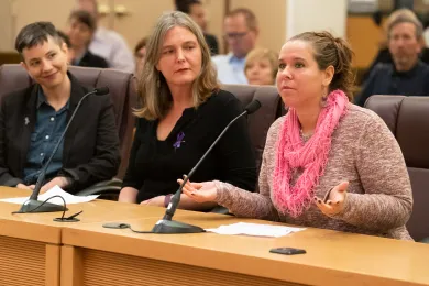 Domestic Violence Awareness Month panel