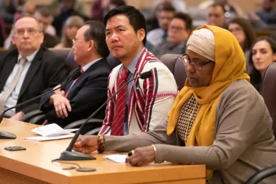 Francis Kham came to Oregon in 2015 as a refugee from Myanmar. He now sits on the Board of Catholic Charities