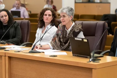Kim Toevs, director of Communicable Disease and Sexually Transmitted Disease Programs, updates board on need in east Multnomah County.