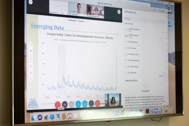 Unemployment numbers caused by COVID-19