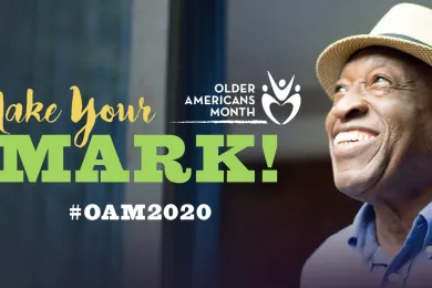 Older Americans Month graphic 