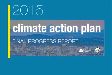 2015 Climate Action Plan Progress Report Cover Image adapted for website
