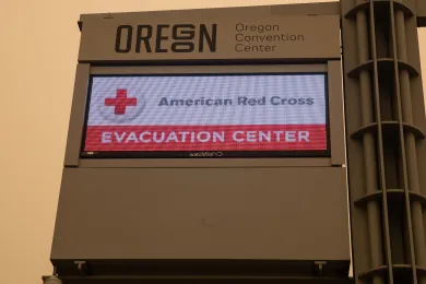 Red Cross Evacuation Center