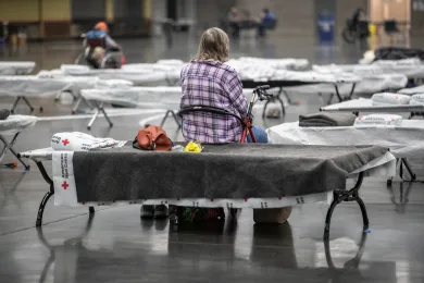 Red Cross Evacuation Center