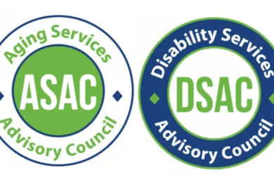 Logos of Disability and Aging Services Advisory Councils