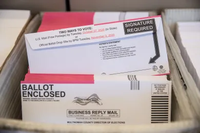 Whether you return your ballot by mail or at an Official Ballot Drop Site — we’re ready, we got this! 