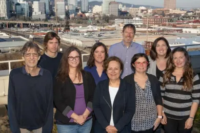 Photo of Auditor Jennifer McGuirk and her staff